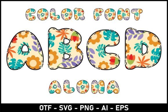 Aloha: A Playful Typeface for Creative Projects
