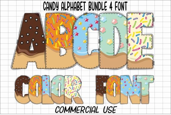 Candy Alphabet: A Sweet Choice for Creative Designers