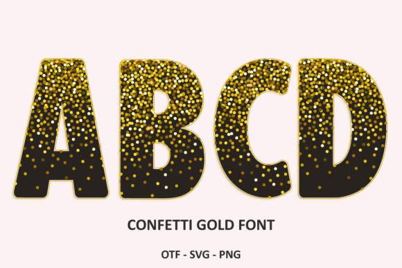 Celebrate in Style: Using the Confetti Gold Font in Your Designs