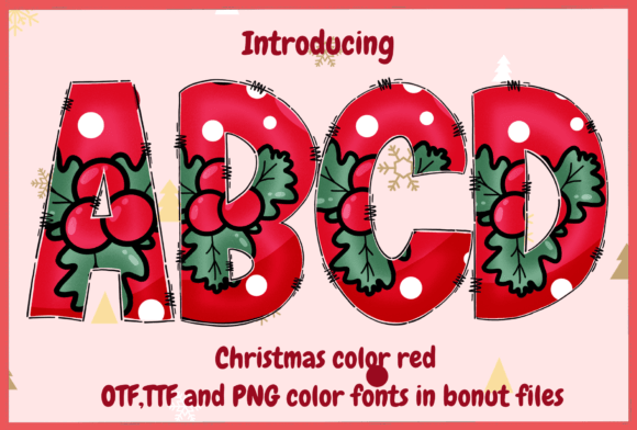 Christmas Color Red: A Handwritten Font for Festive Designs