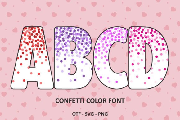 Confetti Color: A Typeface for Celebrations