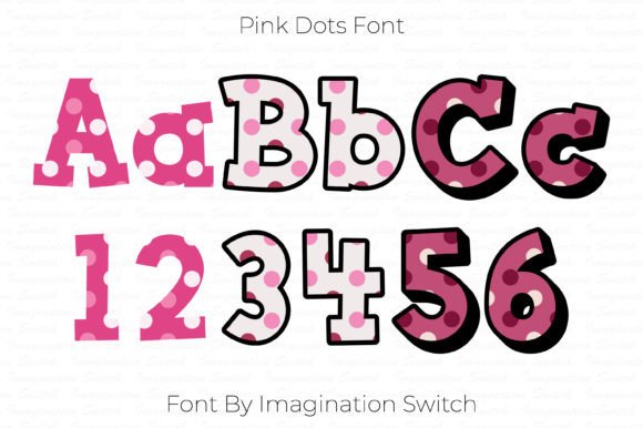 Exploring the Unique Charm of the Pink Dots Font