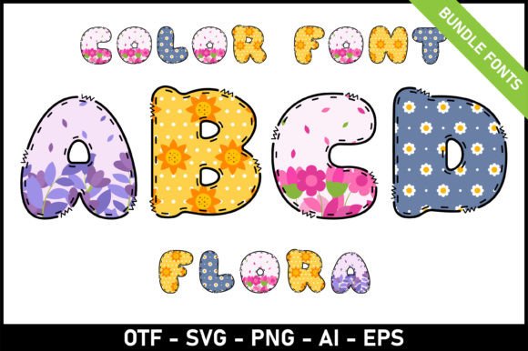 Flora Bundle: Infusing Whimsy into Modern Typography
