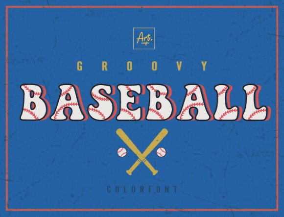 Groovy Baseball: A Typeface That Hits a Retro Home Run