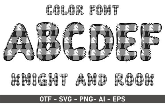 Knight and Rook: A Playful Font for Creative Projects