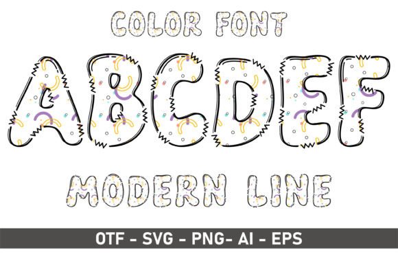 Modern Line: A Creative Font for Playful and Artistic Design