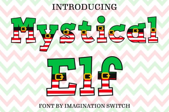 Mystical Elf: A Colorful Display Font for Creative Projects
