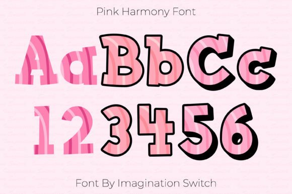 Pink Harmony: A Color Font for Unforgettable Designs