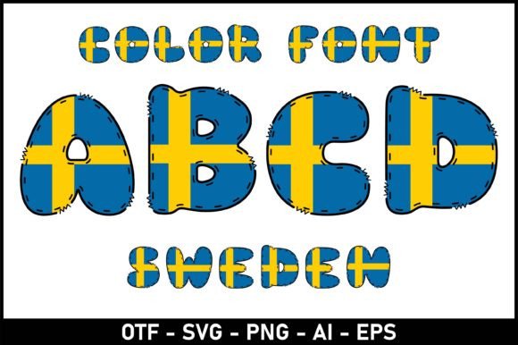 Sweden: A Playful Typeface for Creative Projects