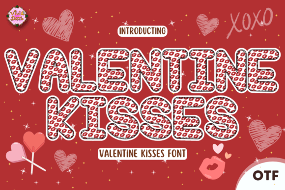 The Sweetest Typeface: Unveiling the Valentine Kisses Font