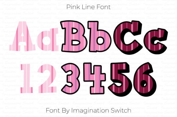 Unleashing Creativity with the Pink Line Color Font