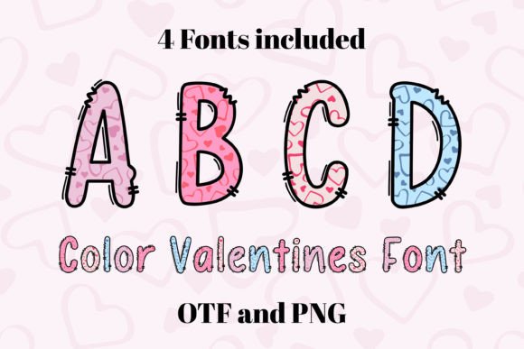 Valentines: A Color Font for Playful Branding
