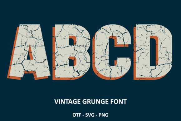 Vintage Grunge: The Typeface That Brings Authentic Character to Modern Design